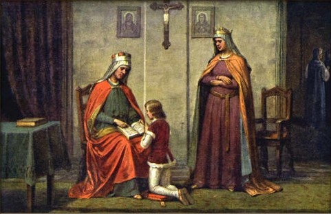 Княгина Драгомира, святой Вацлав и святая Людмила