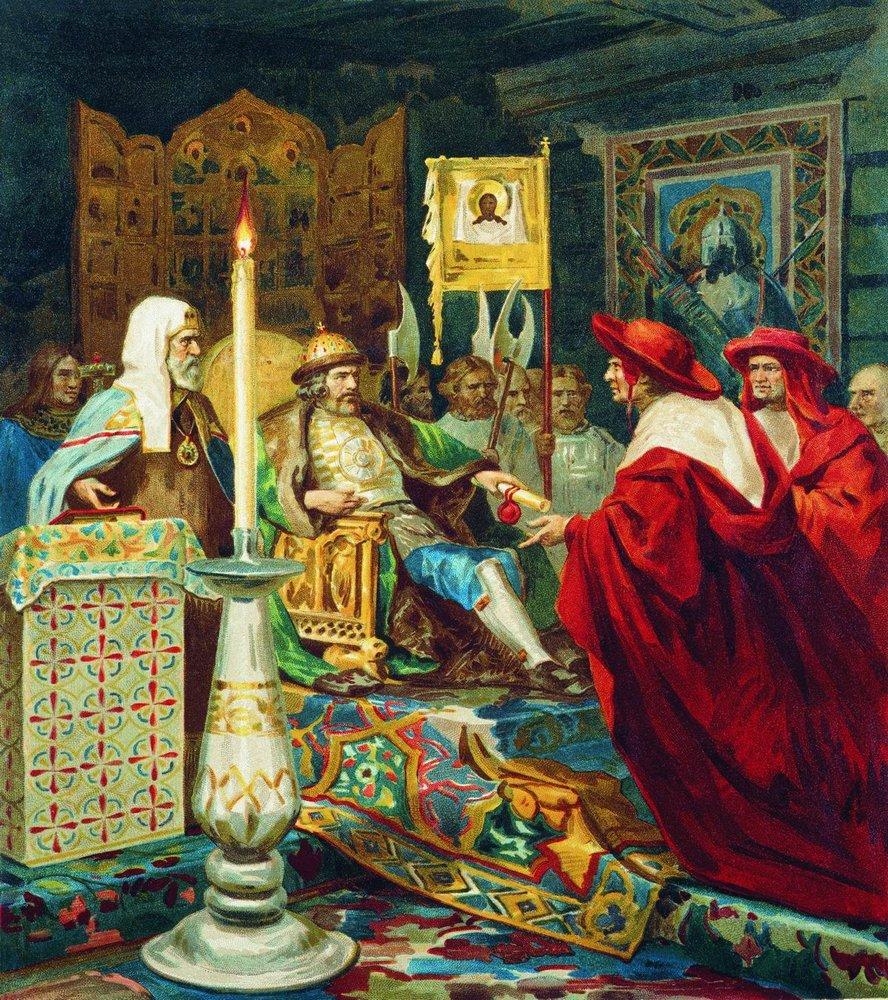 Александр Невский и папские кардиналы